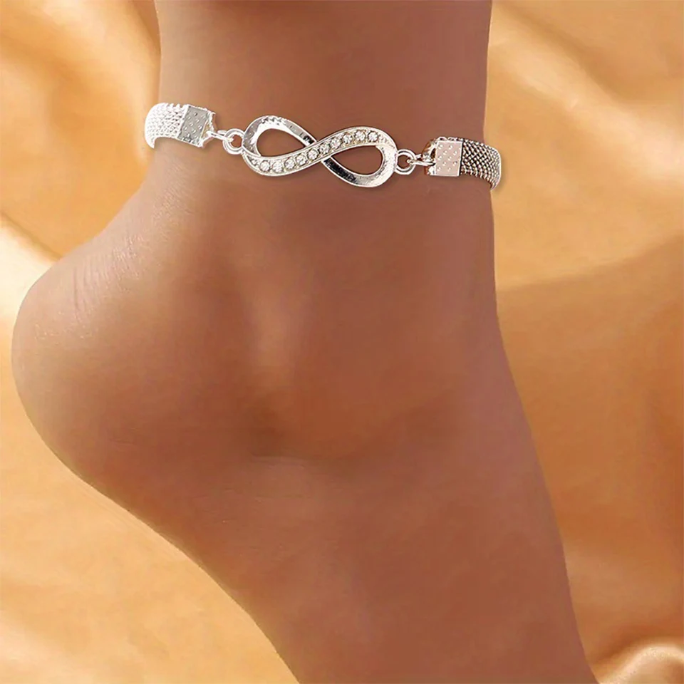Sparkly 2024 ankle bracelet