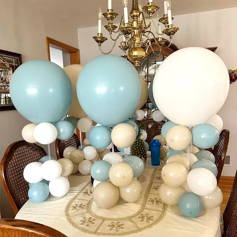 Balloon Stand Kits Balloon Sticks Self-stick Base Desktop Stand Wedding Birthday Baby Shower Party 5Set