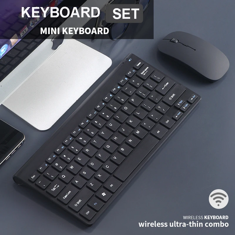 Xiaomi Teclado sem Fio e Mouse Combinação Bluetooth 78 Teclas Teclado e Portátil sem Fio para Windows pc Ipad Gamer Acessórios