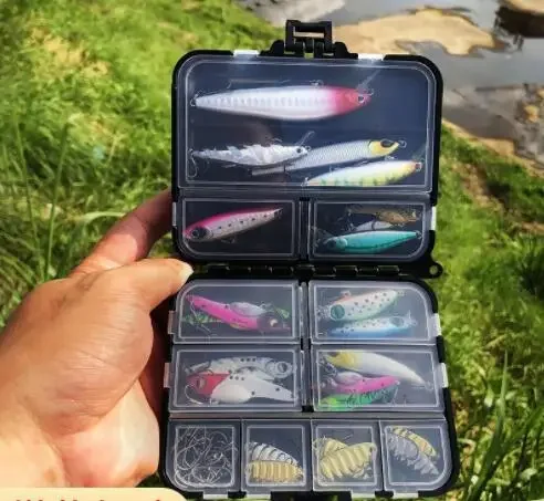 Fishing Waterproof Box Plastic Storage Case Lure Spoon Hook Bait