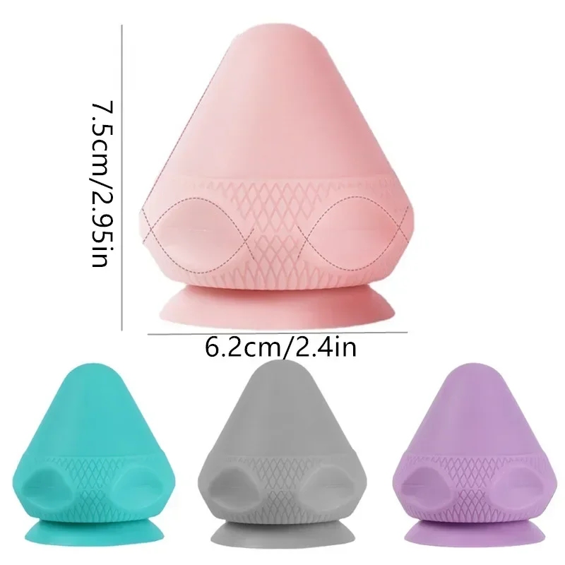 Silicon Massage Ball with Suction Cup for Psoas Thoracic Spine Upper Back Neck Scapula Foot Yoga Muscle Relax Massage Tools