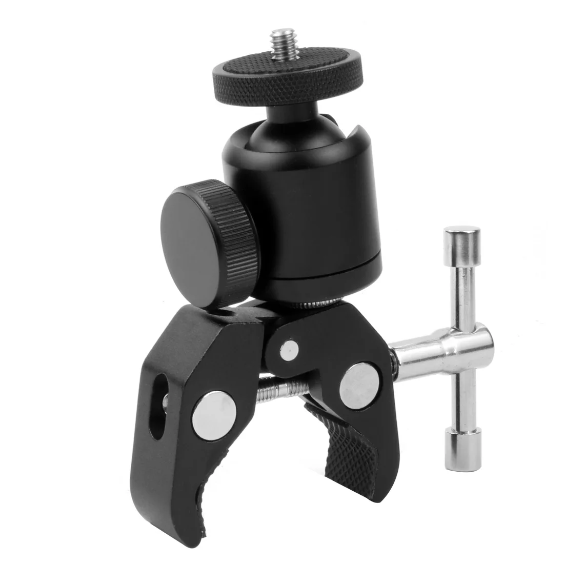 Super Clamp Mount Holder with Tripod Ball Head Adapter for Gopro For Insta360 DS