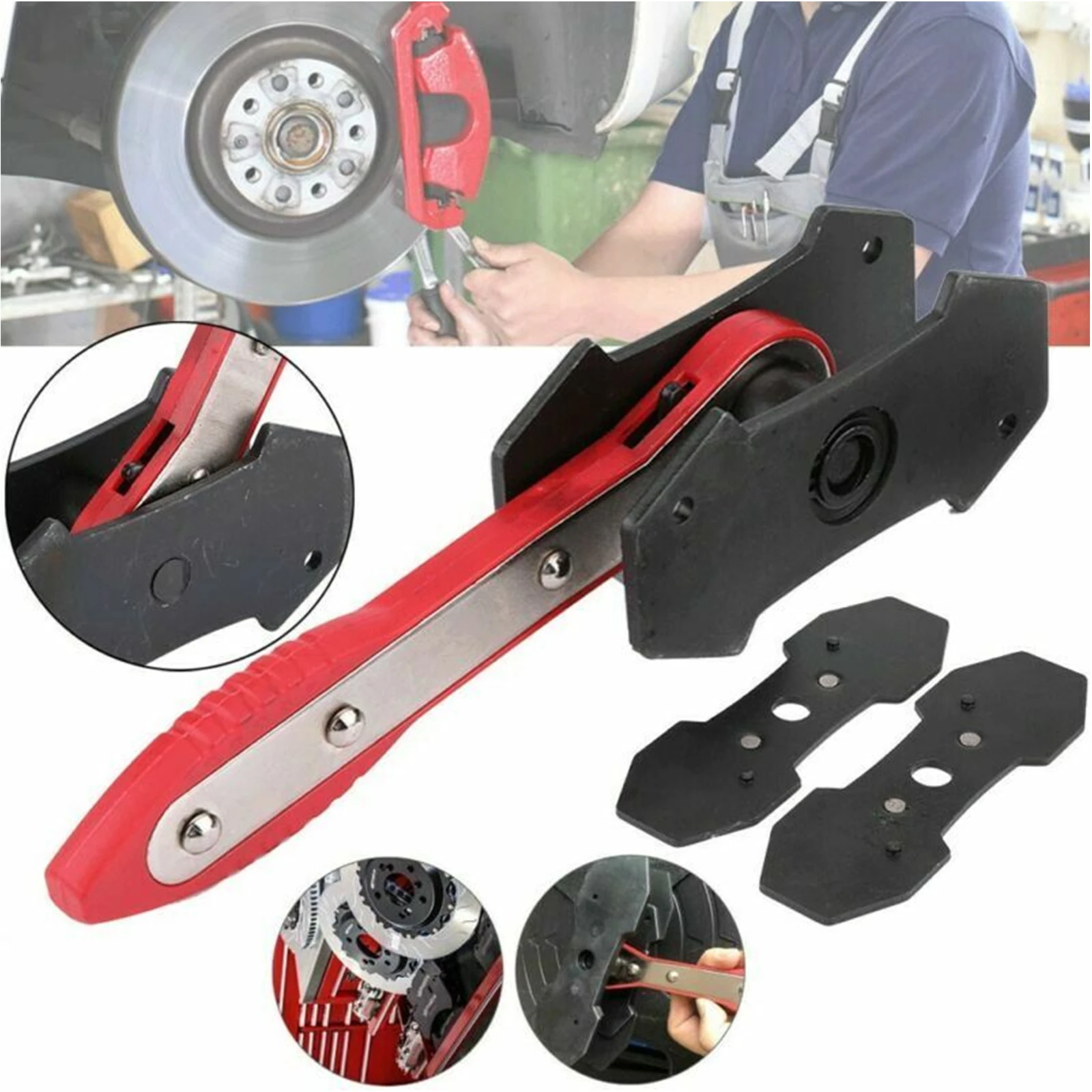 Samger Ratchet Pistone Del Freno Reset Ratchet Commutabile Freno Reset Commutabile Pinze Spreader Pad Di Rimozione Di Strumenti Chiave A Cricchetto