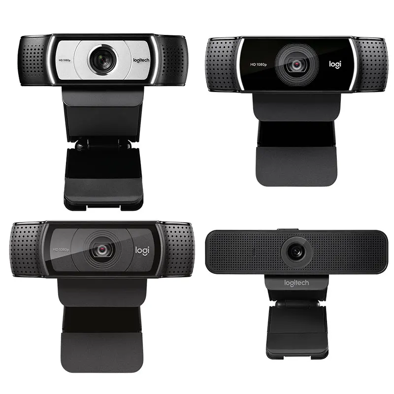 Webcam Logitech C922 Pro Stream New Original C920E C930C 1080P Camera for HD Video Calling Streaming Recording 720P at 60Fps