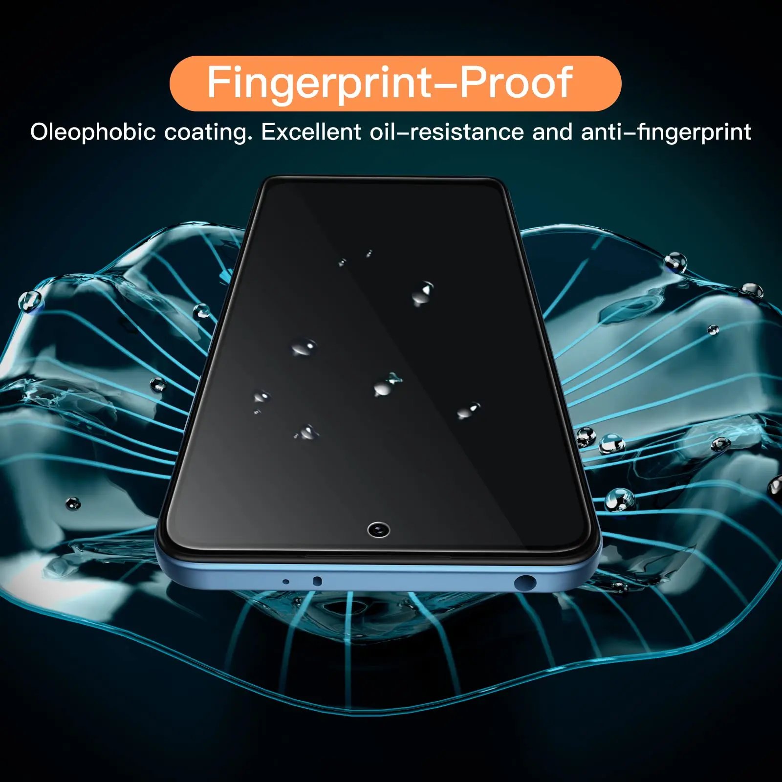 Premium Tempered Glass HD Screen Protector, Anti-Scratch & Case-Friendly