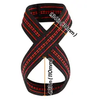 Figure 8 Weight Lifting Straps DeadLift Wrist Strap for Pull-ups Horizontal Bar Powerlifting Gym Fitness Bodybuilding Equipment 2