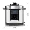 Multifunction Reserved Timing Smart Touch Screen 6L 7L  Electric Pressure Cooker 6
