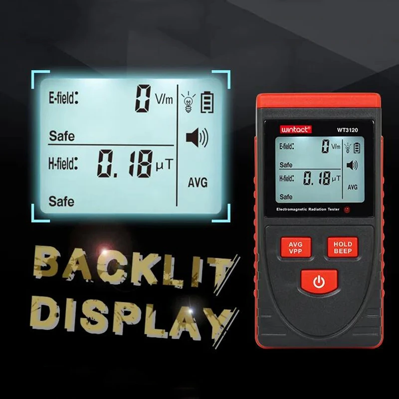 Electromagnetic wave radiation detector high-precision electromagnetic wave anti radiation instrument measuring instrument