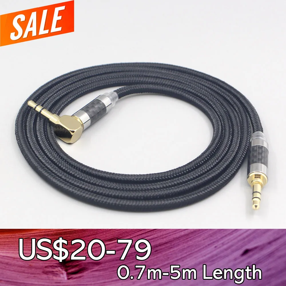 

Soft Headphone Nylon OFC Cable For Fostex T50RP Mk3 T40RP Mk2 T20RP Mk2 Dekoni Audio Blue Earphone LN00752