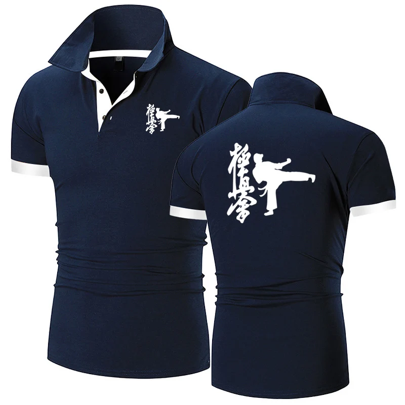 Cotton Breathable Polo Shirt for Men Summer Casual Wear