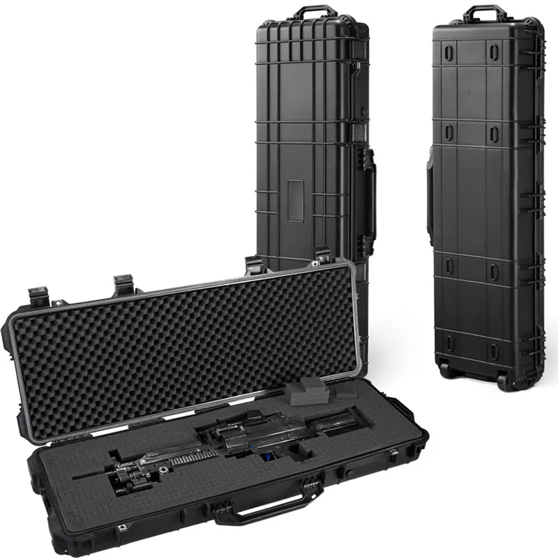 

1066x343x133 case instrument sealed waterproof Tool large box resistant foam pre-cut case with Impact tool long equipment camera