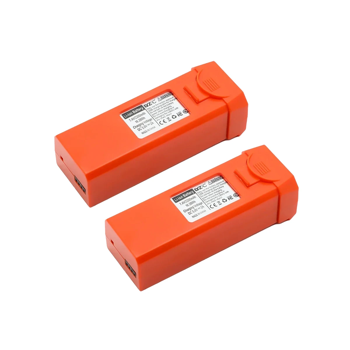 2pcs Orange