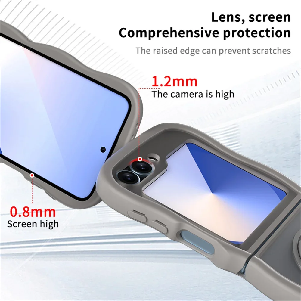 360° Rotating Magnetic Mirror Phone Case with Bracket and Magsafe Compatibility