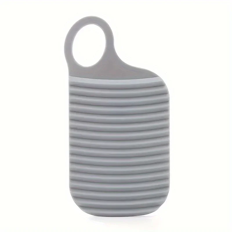 Portable Mini Laundry Board Soft Glue Foldable Non-slip Hand Wash Scrubboard Clothes Travel & Outdoor 1pc