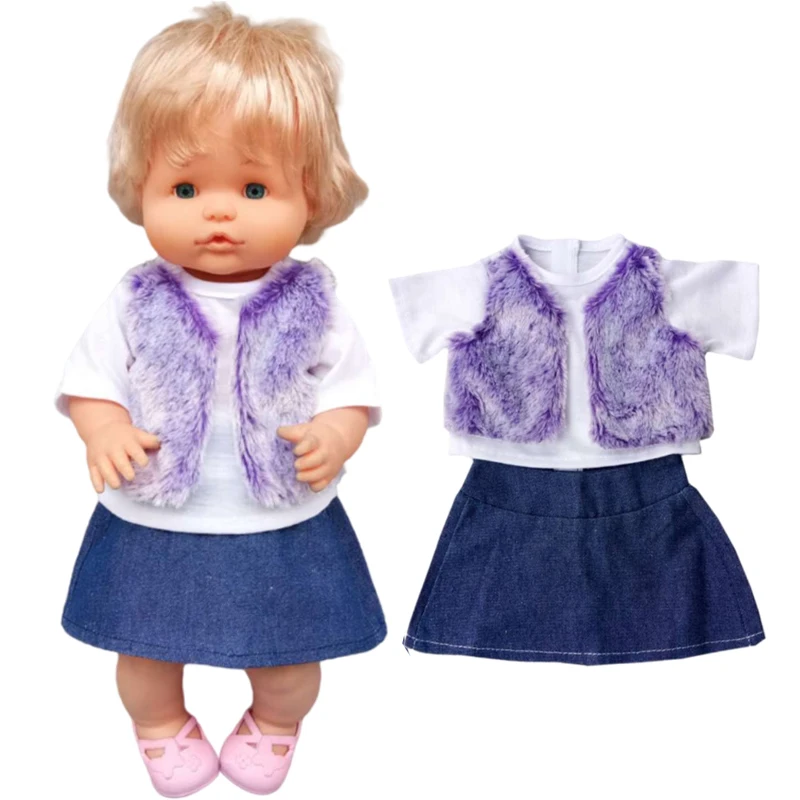 Per 16 Pollici Nenuco Bambola Pigiama Set Ropa Y Su Hermanita 16 Inch Del Bambino Vestiti Per Le Bambole Vestito