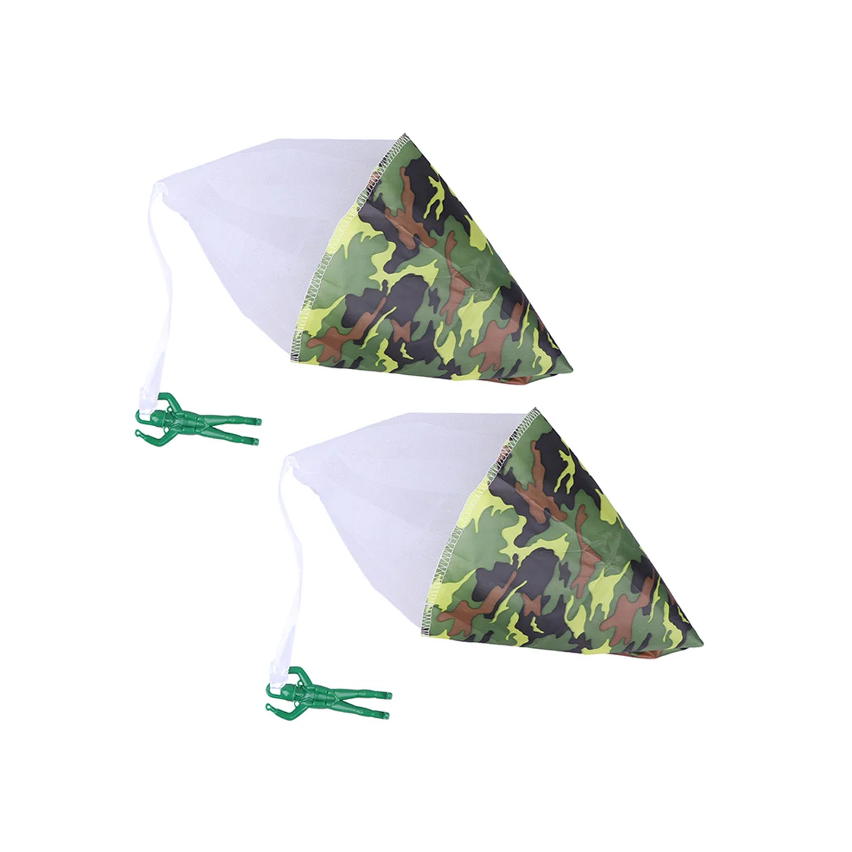 

2pcs Mini Soldier Parachute Toy Free Hand Throw Toys Kids Outdoor Playthings for Children Toddlers (Camouflage)
