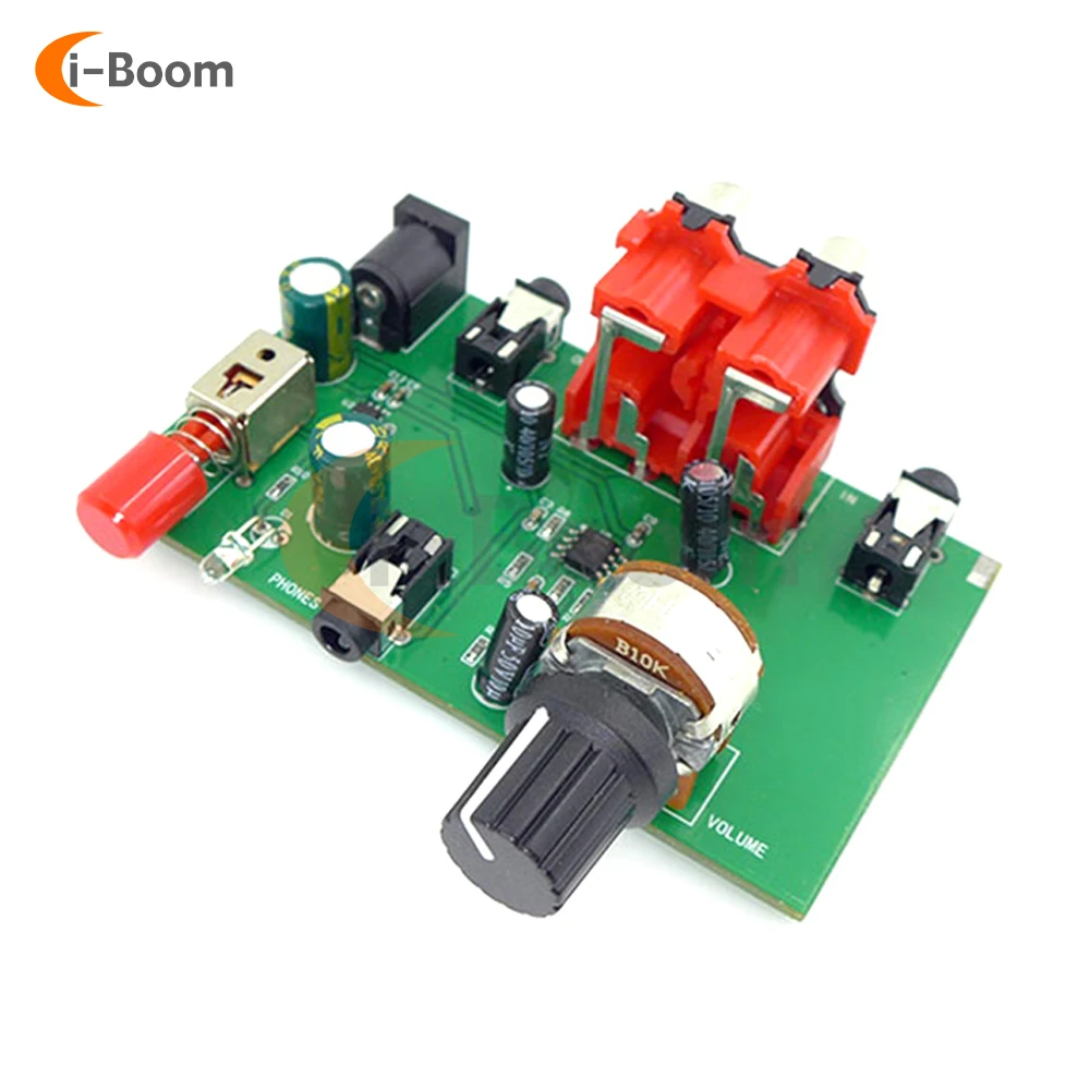 

NE5532 Audio Signal Preamplifier Audio Board Gain 20db DIY Home Theater Headphone Driver Mini Amp RCA With Tone Control