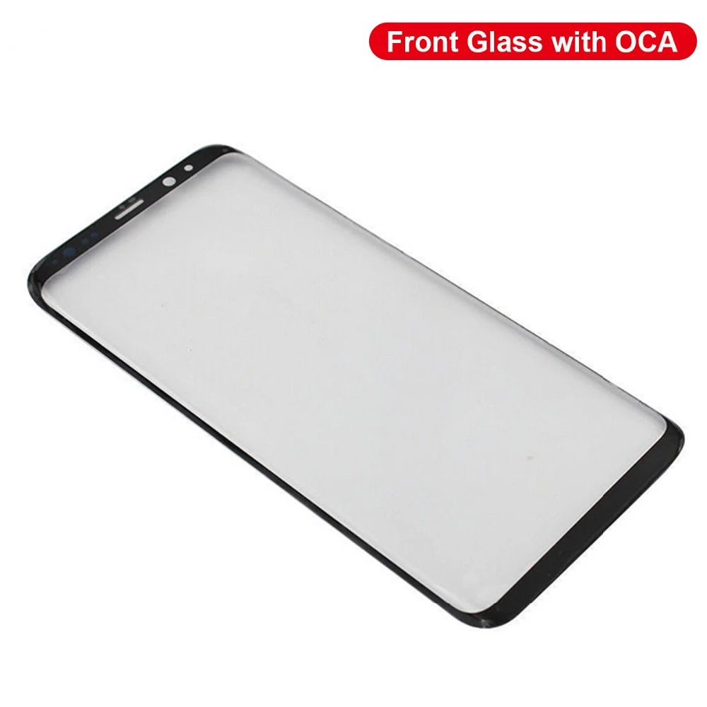 Vetro Touch Screen Frontale Lcd + Oca Per Pannello Esterno In Vetro Samsung Galaxy S8 S9 S10 Plus