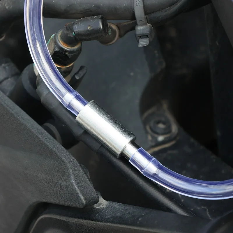 Car Clutch Brake Bleeder Hose Hydraulic Clutch One Way Valve Tube Bleeding Tool Replacement Adapter Kit Auto Accessories