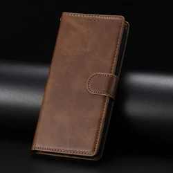 Premium Business Leather Flip Case with Card Slot Wallet Cover - iPhone SE (2020) (Brown 016)