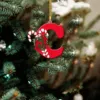 Christmas Tree Decoration Letter Pendant 26 Letters Home Holiday Acrylic Diy Pendant Xmas 2024 New Year Decor Ornament Navidad 4
