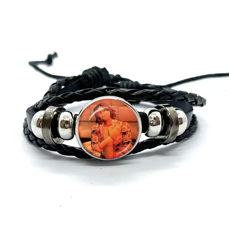 Hot Horror Game Mouthwashing Anya Jimmy Curly Anime Bracelets Art Multilayer Braided Bracelets Bangles Handmade Jewelry Gifts 6