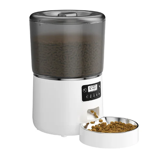 

Автоматическая электрическая гравитационная кормушка для домашних животных, 4 л, Wi-Fi микрочип, Rfid-таймер, кормушка для домашних животных