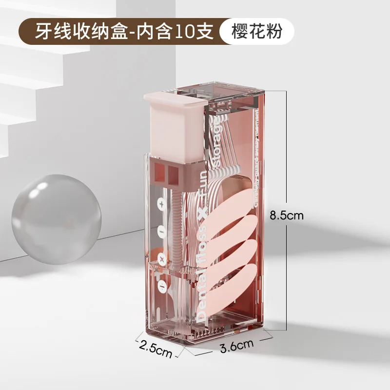 Portable Automatic Floss Box Travel Sets Disposable Floss Stick