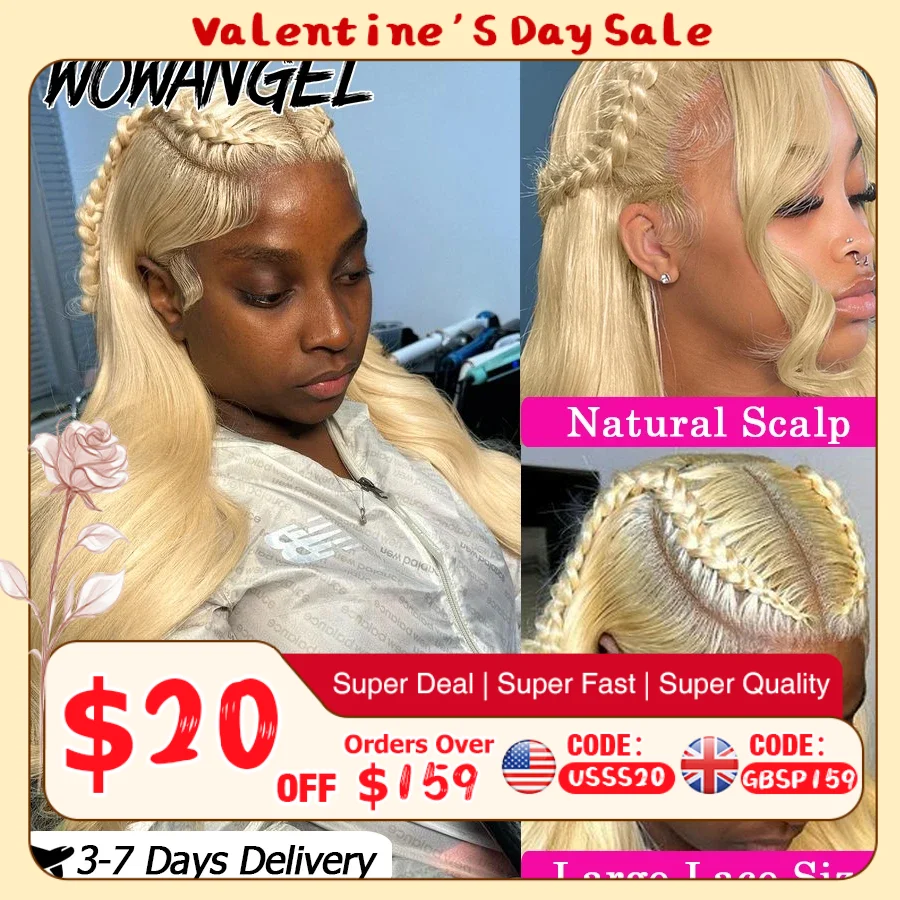 Wow Angel 250% HD Lace Front Wig - Blonde