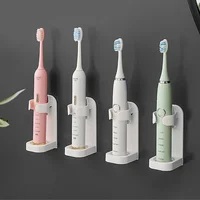 Toothbrush Stand Electric Wall-Mounted Holder Base Rack Organizer Traceless Space Saving Adults Toilet Bathroom Accessories Tool 1