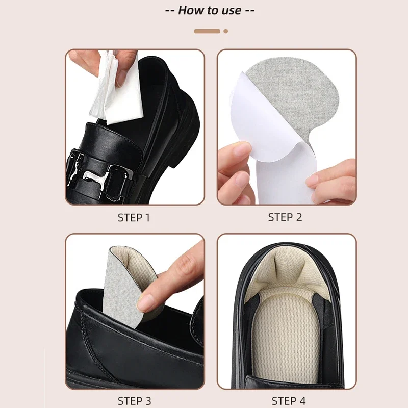 Heel Pad Stickers Women's Memory Sponge Half Insoles High-heel Shoe Pads Pain Relief Protector Cushion Back Sticker Inserts shoe insoles,heel cushion insole,heel patch insole,heel cushion protector,heel insoles,heel protector patches,heel protector pads,heel protector,shoe stickers