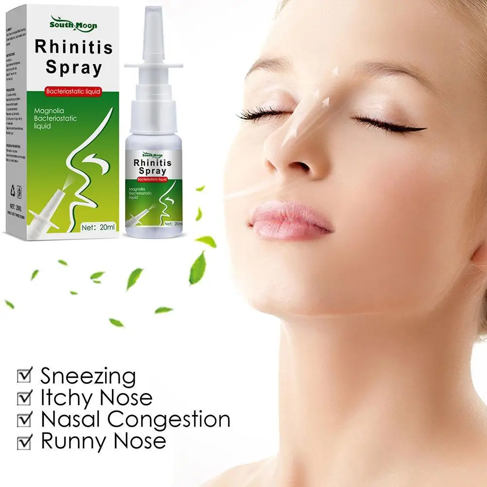 Nasal Sprays Chronic Rhinitis Sinusitis Spray Chinese Traditional Medical Herb Spray Rhinitis Treatment Nose Care Patches 20ml