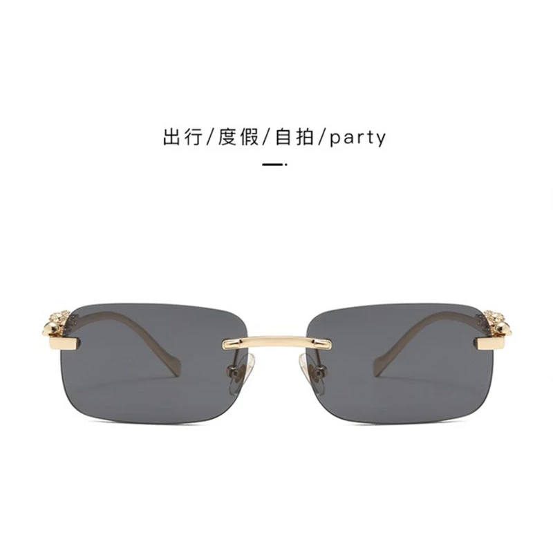 

Очки солнцезащитные женские в стиле панк, модные солнечные аксессуары в стиле хип-хоп, для улицы, без оправы, для вождения, овальные ретро-очки с надписью, 2023