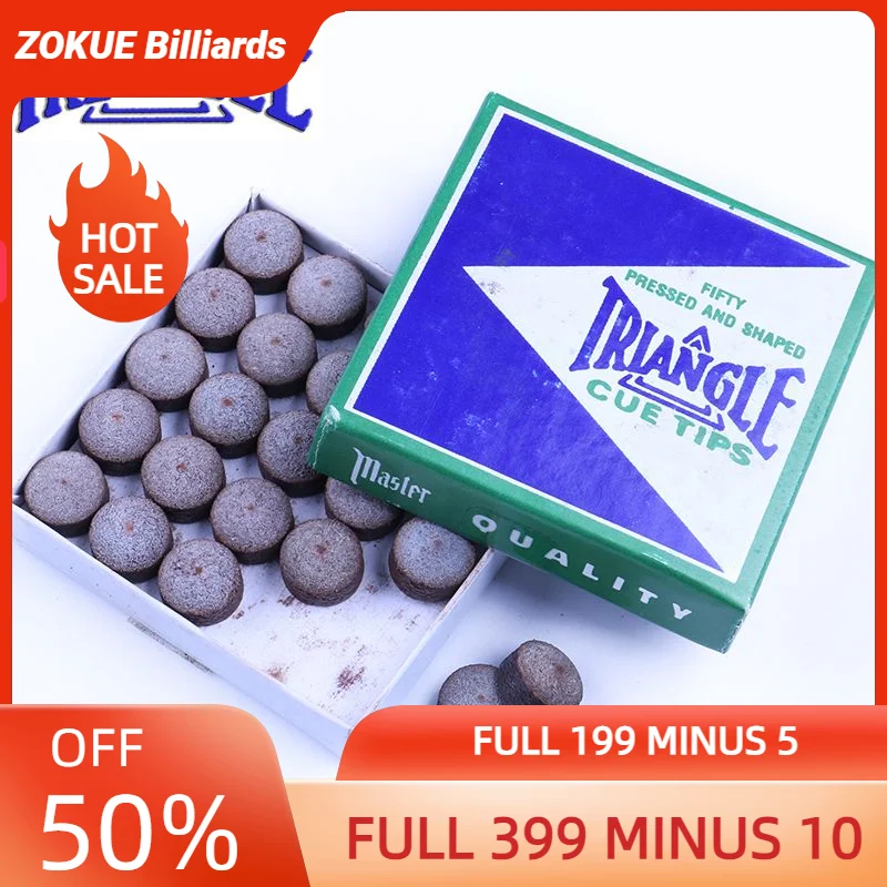 

Оригинальные наконечники для бильярда, синий цвет, 10 мм, 11 мм, 50 шт., средний наконечник, профессиональные аксессуары для бильярда