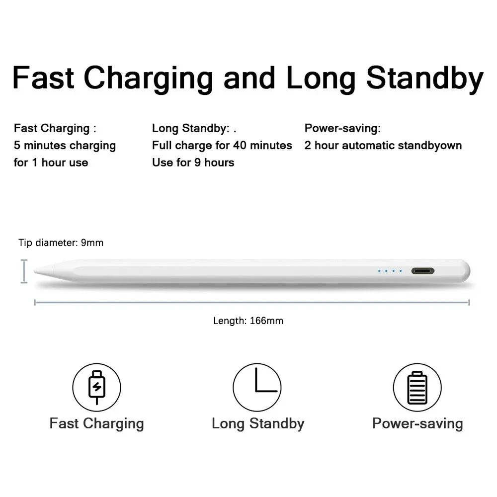 Rechargeable Tilt Sensitivity Stylus Pens - Special Offer: Buy 2, Get 2% Off