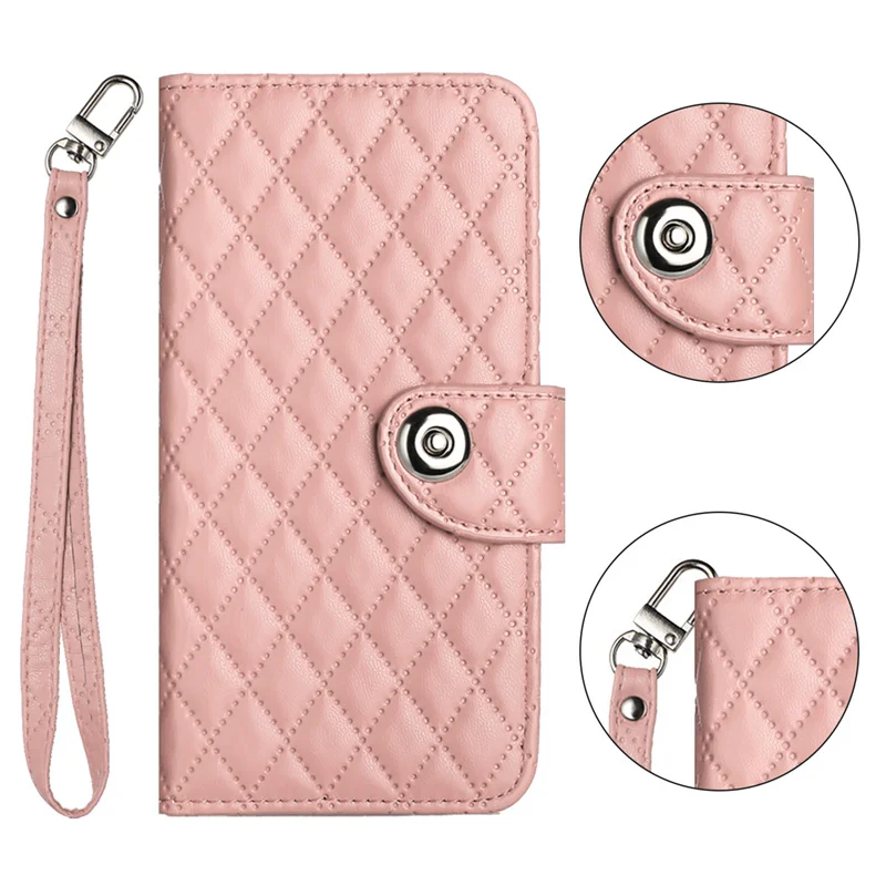 Luxury Leather Wallet Flip Phone Case - Fashionable and Anti-Scratch Design
