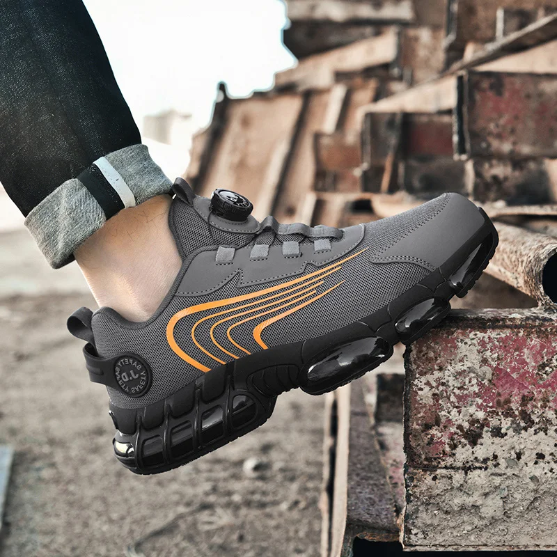 Men's Military Tactical Boots Army Boots Men Side Zipper Military Men Anti-Slip Ankle Work Safety Shoes Hiking Shoe leather boots