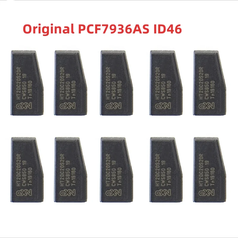Transponder chave de carro oem id46 pcf7936aa, chip original para