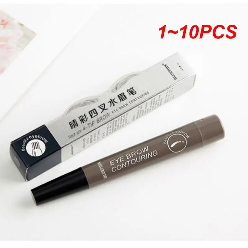 

Ручка для бровей водостойкая с 4 наконечниками, 1-10 шт.