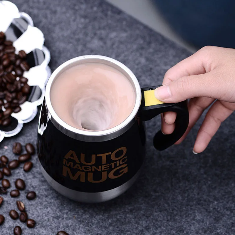 Self Stirring Magnetic Mug Stainless Steel Coffee Milk Mixing Cup Automatic  Stirring Cup Smart Mixer Thermal