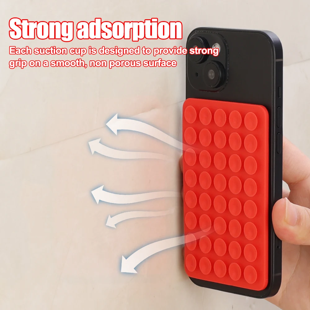 NQEUEPN Coque De Téléphone à Ventouse En Silicone, Fixation à
