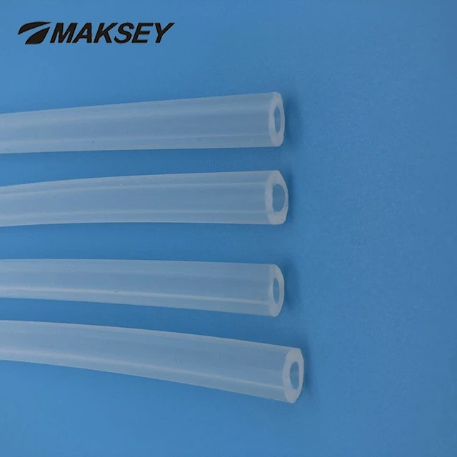 MAKSEY 2-38mm Silicone Hose Hot Water Soft Pipe Food Grade Clear  Translucent Tube Beer Pipe Milk Hose Safe Rubber Flexible Tube - AliExpress
