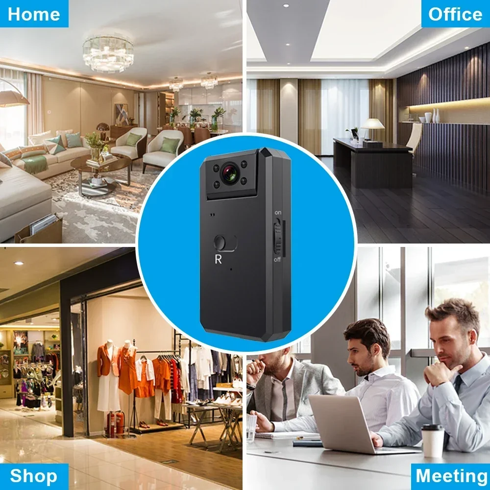 Mini Wifi 1080P HD Camera Motion Detection 180 Degree Wide Angle Night Vision WD6 Micro Camera DV Wireless IP Recorder Small Cam 5
