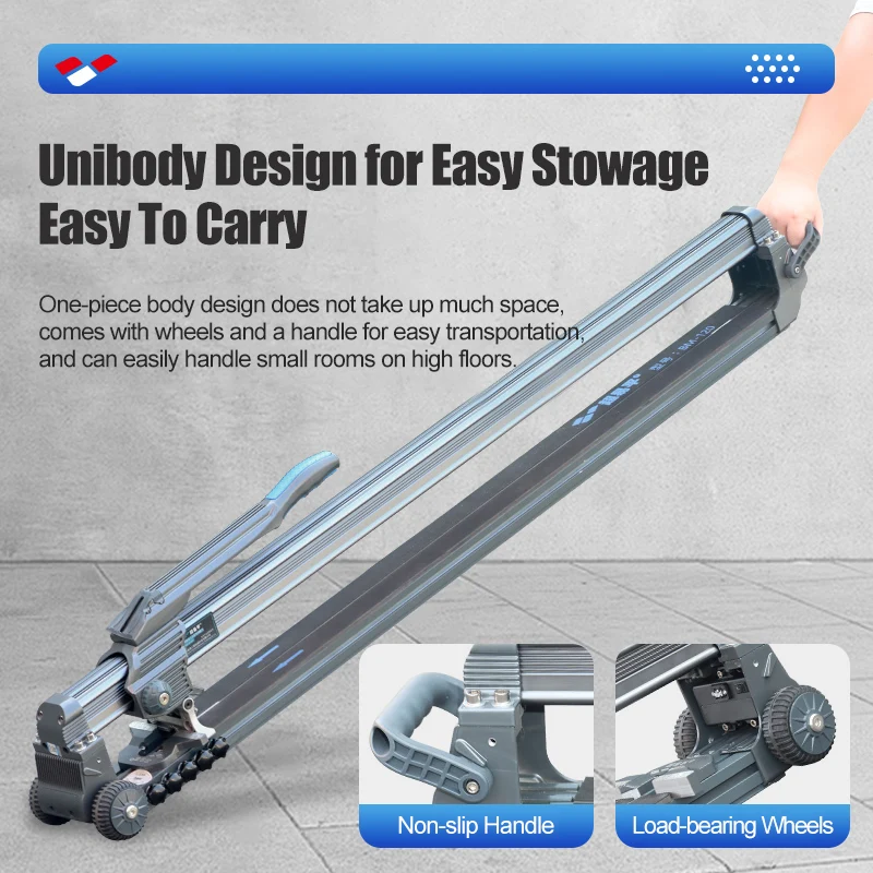Manual Tile Cutter 1200mm Infrared Laser Positioning Floor Cutter Push Knife Professional Hand Tool for Tile cutting New Glass Cutter Tile Glass Cutter Tile Cutting Tool