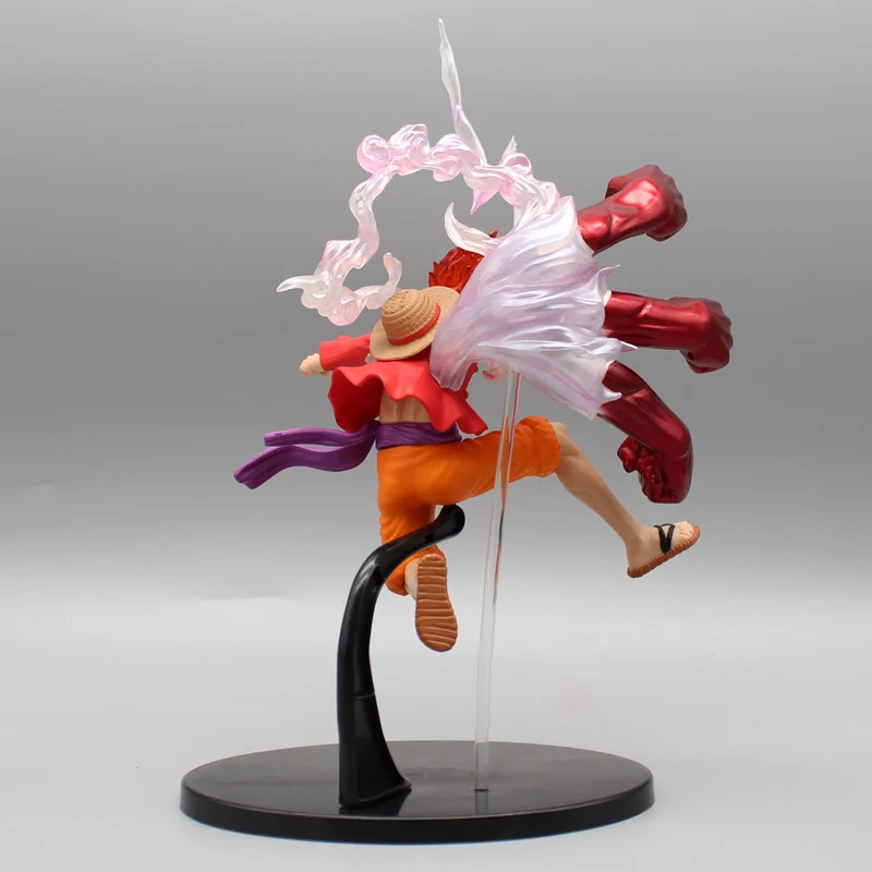 Uvency Anime One Piece Nika Monkey D. Luffy Figure Combat Gear