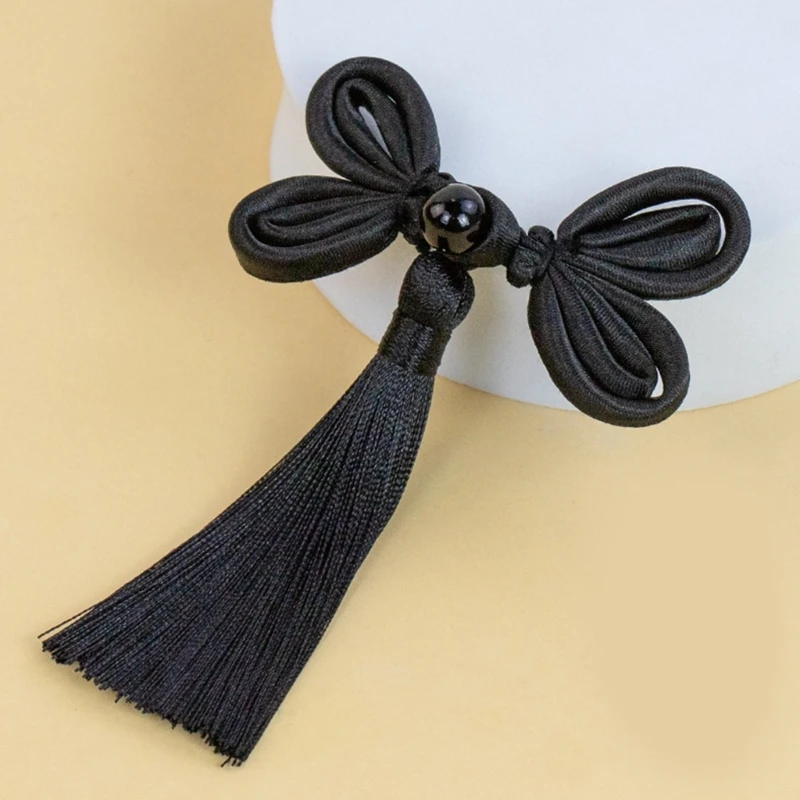 Chinese Shirt Button Fringe Cheongsam Fastener Button DIY Knot H7EF