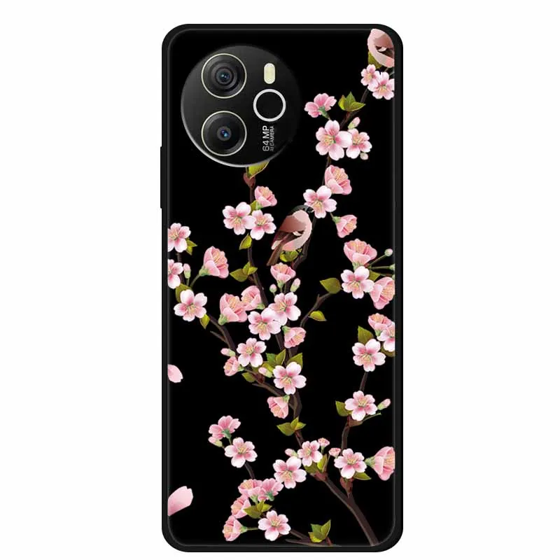 Enhanced Product Title:  
Premium Black Silicone Soft Back Cover Case - Sleek and Durable Phone Shell/Coque, 6.78