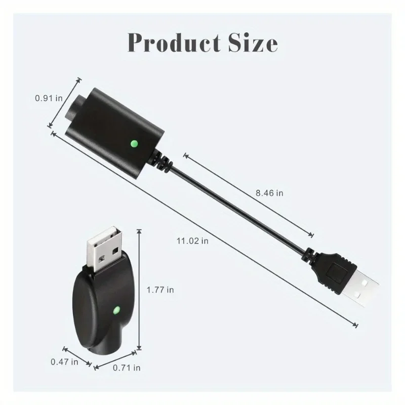 Smart USB Charger Cable, 3 USB Threaded Cables, Smart Charger Cable, Overcharge Protection Adapter with LED Indicator