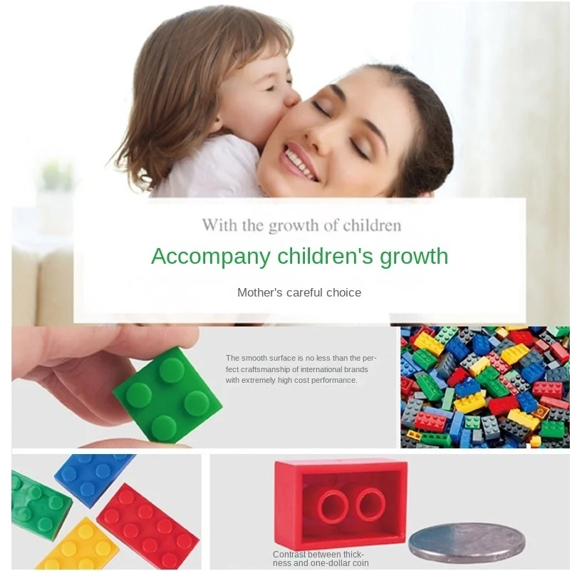 Children Building Block Toys 1000pcs Creative Educational Construction Bulk DIY Building Blocks Montessori Small Granule Toy - 3