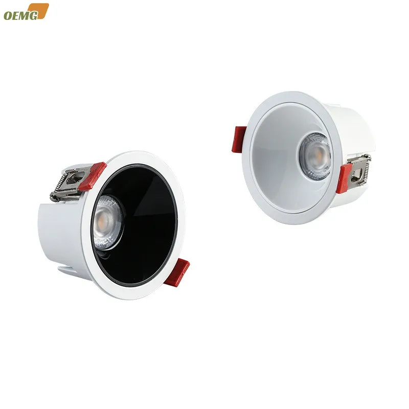 

led spotlight embedded wall washing light adjustable 7W9W12W15Wanti-glare sky lantern downlight Indoor lighting warm white light